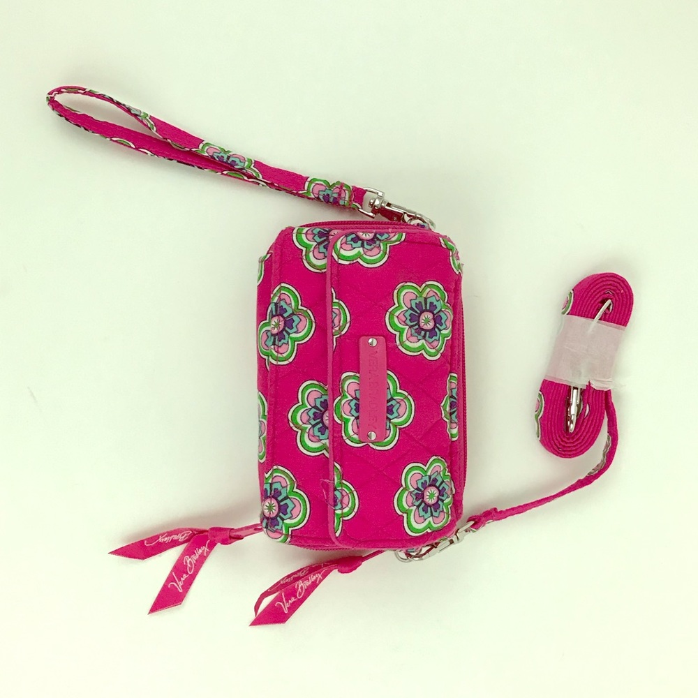 Vera Bradley Cross Body Pink Wallet